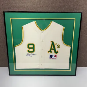 Reggie Jackson Signed A's Jersey 100th Anniv COA