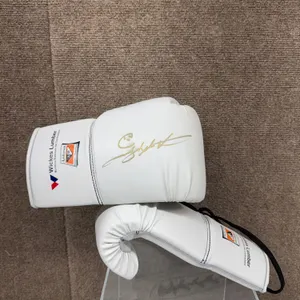 Sugar Ray Leonard Signed White Boxing Gloves