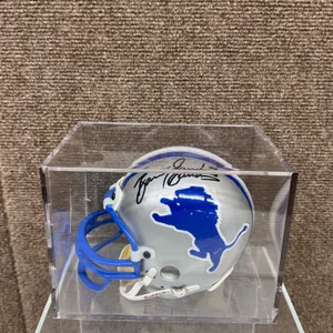 Barry Sanders Signed Detroit Lions Mini Helmet