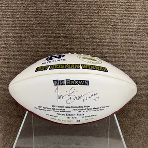 Tim Brown Signed Notre Dame Heisman Football