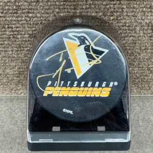 Mario Lemieux Signed NHL Hockey Puck