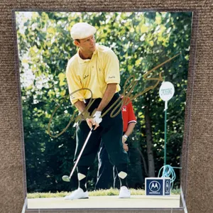 Payne Stewart Autographed Golf Photo COA