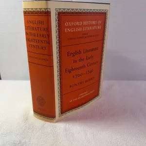 Oxford Press English Literature in the Early Eighteenth Century 1700-1740