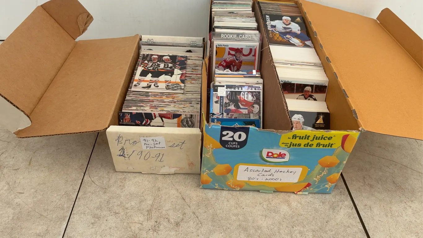 Hockey cards assorted 1980-2000, 1991-92, pro set