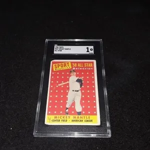1958 Topps Mickey Mantle #487 GEM MT 10