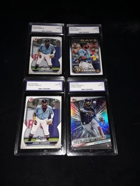 Junior Caminero Graded 4 Card Lot