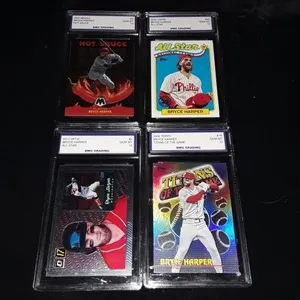 Bryce Harper Graded 4 Card Lot