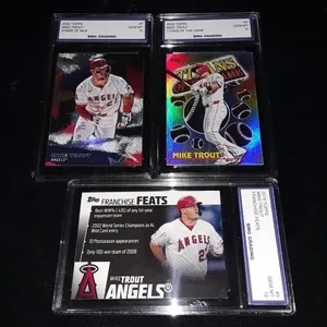 Mike Trout Graded 3 Card Lot