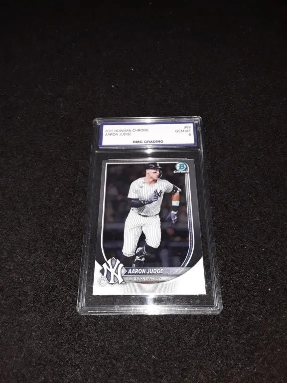 2025 Bowman Chrome Aaron Judge #99 GEM MT 10