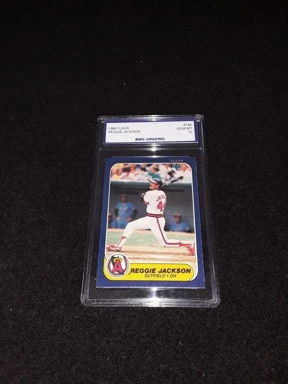 1986 Fleer Reggie Jackson #160 GEM MT 10
