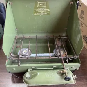 Vintage Sears 2-Burner Camp Stove