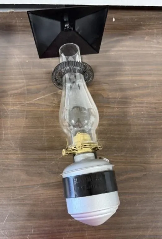 Vintage Handlan Railroad Caboose Wall Lamp