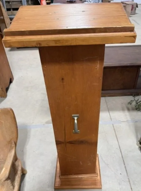 Wooden Standing Lectern or Podium