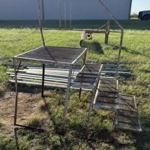 4 Step Metal Stairs
