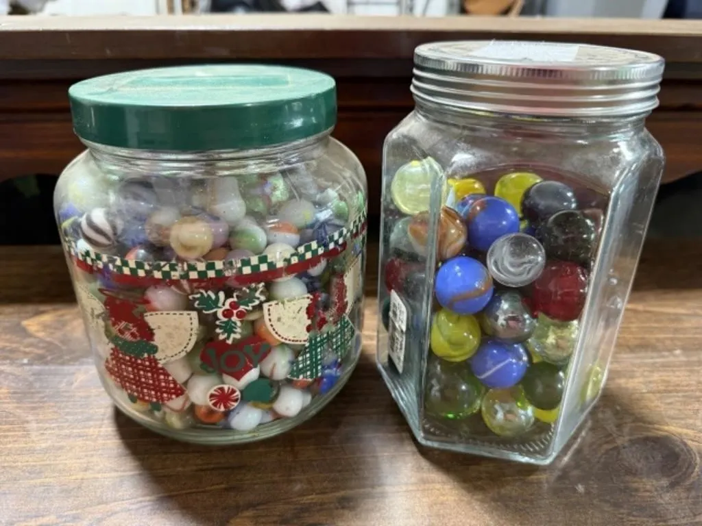 2 Jars of Marbles