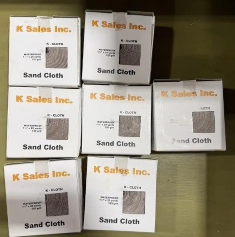 7+/- Boxes of Sand Cloth