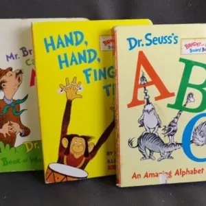 3 Iconic Reader's "Dr. Suess's Thick Board Books