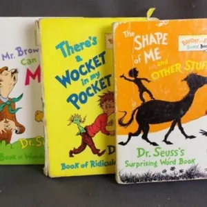 3 Iconic Reader's "Dr. Suess's Thick Board Books