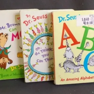 3 Iconic Reader's "Dr. Suess's Thick Board Books