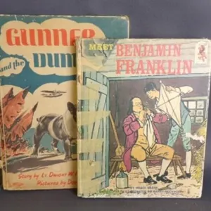 2 Vintage 1945 & 1968 Hardcover Children's Books