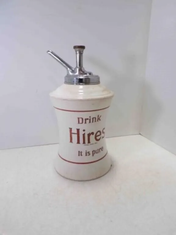 Antique Ceramic Hires Root Beer Soda Fountain