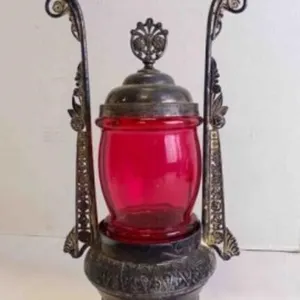 Beautiful Antique Victorian Pickle Castor NO Tong