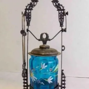Beautiful Antique Victorian Pickle Castor w/Tong