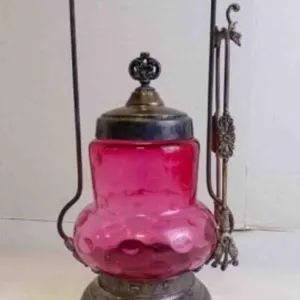 Beautiful Antique Victorian Pickle Castor w/Tong