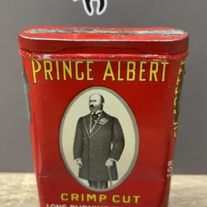 Prince Albert Crimp Cut Tobacco Tin.