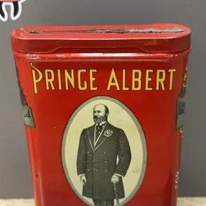 Prince Albert Crimp Cut Tobacco Tin.