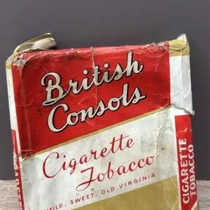 British Consols Cigarette Paper Case.