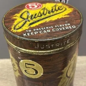 Justrite For High Class Smokers Tin.