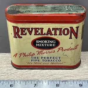 Revelation Smoking Mixture Tobacco Tin.