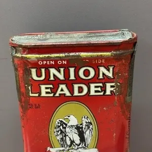 Union Leader Smoking Tobacco Tin.