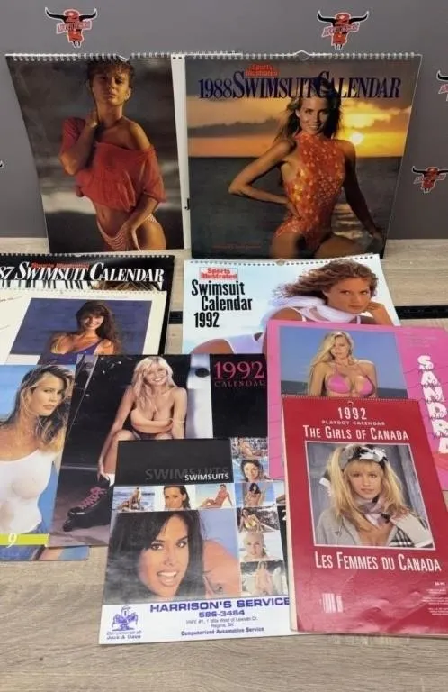 Vintage Asst. Swimsuit Calanders.