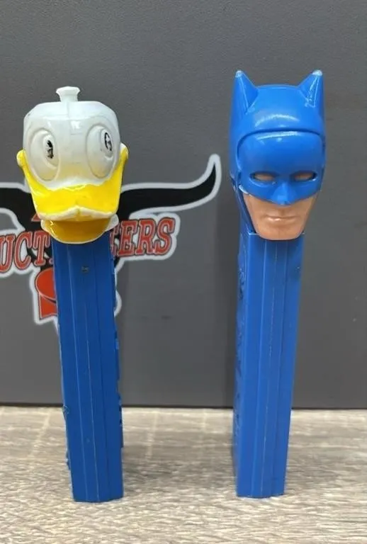 2 Vintage PEZ Dispensers. *SC