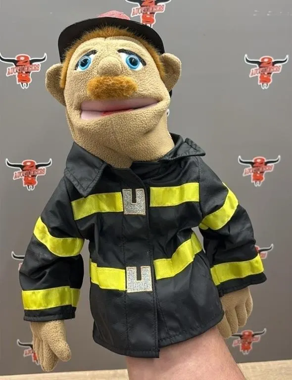 Melissa & Doug Fire Fighter Puppet. Tested