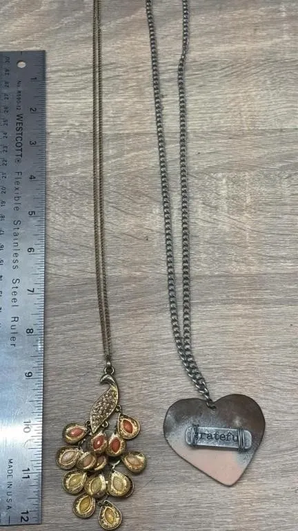 2 Asst. Long Costume Necklaces. *SC