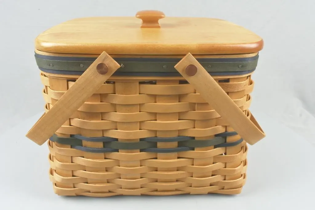 1998 Collector Edition Harbor Basket W/Lid