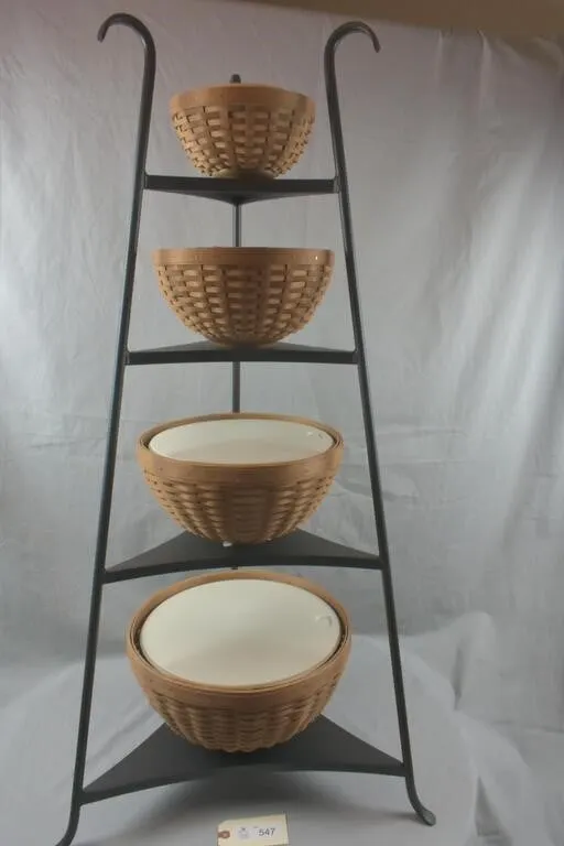 Foundry Collection Wrought Iron Bowl Stand