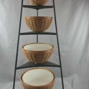 Foundry Collection Wrought Iron Bowl Stand