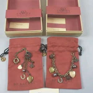So Rachel Belt Loop Charm & Char Bracelet