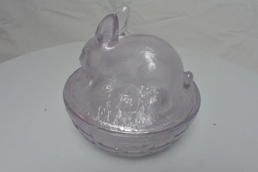 Easter Bunny Dish Lavender in Color