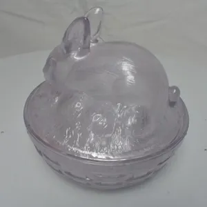 Easter Bunny Dish Lavender in Color