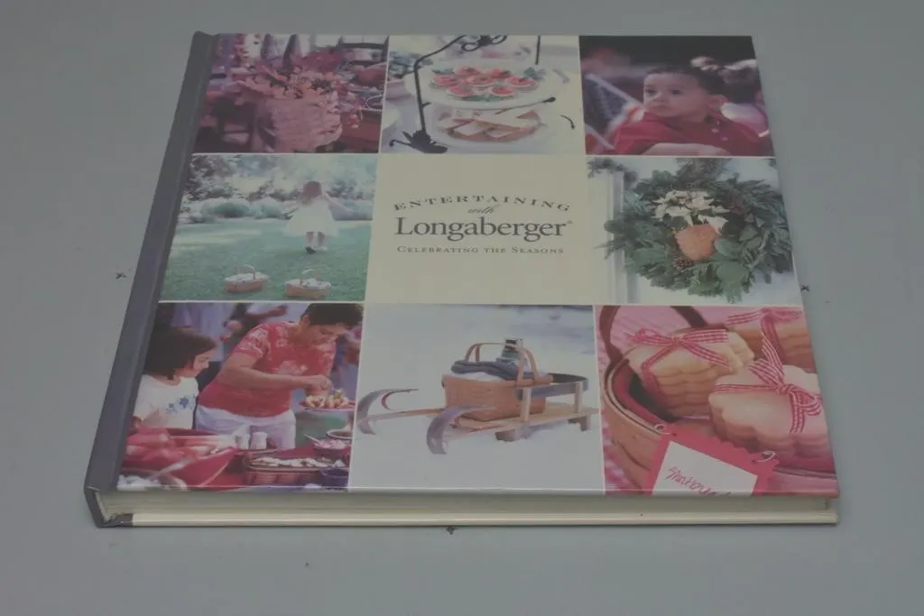 Hardback Book - Entertaining with Longaberger