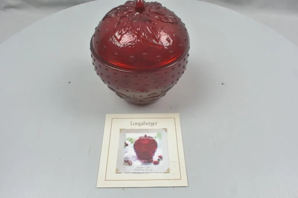 Collectors Club Strawberry Jam Jar