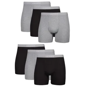 Hanes Boxer Briefs Small 6 Pack BlackGray