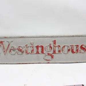 Westinghouse Cast Metal Sign