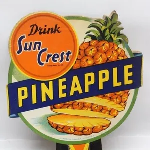 Sun Crest Pineapple & Nichols Tin Signs