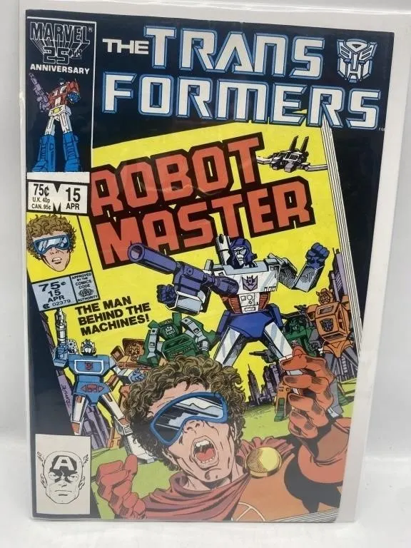 Transformers 15 Robot Master Marvel Comics